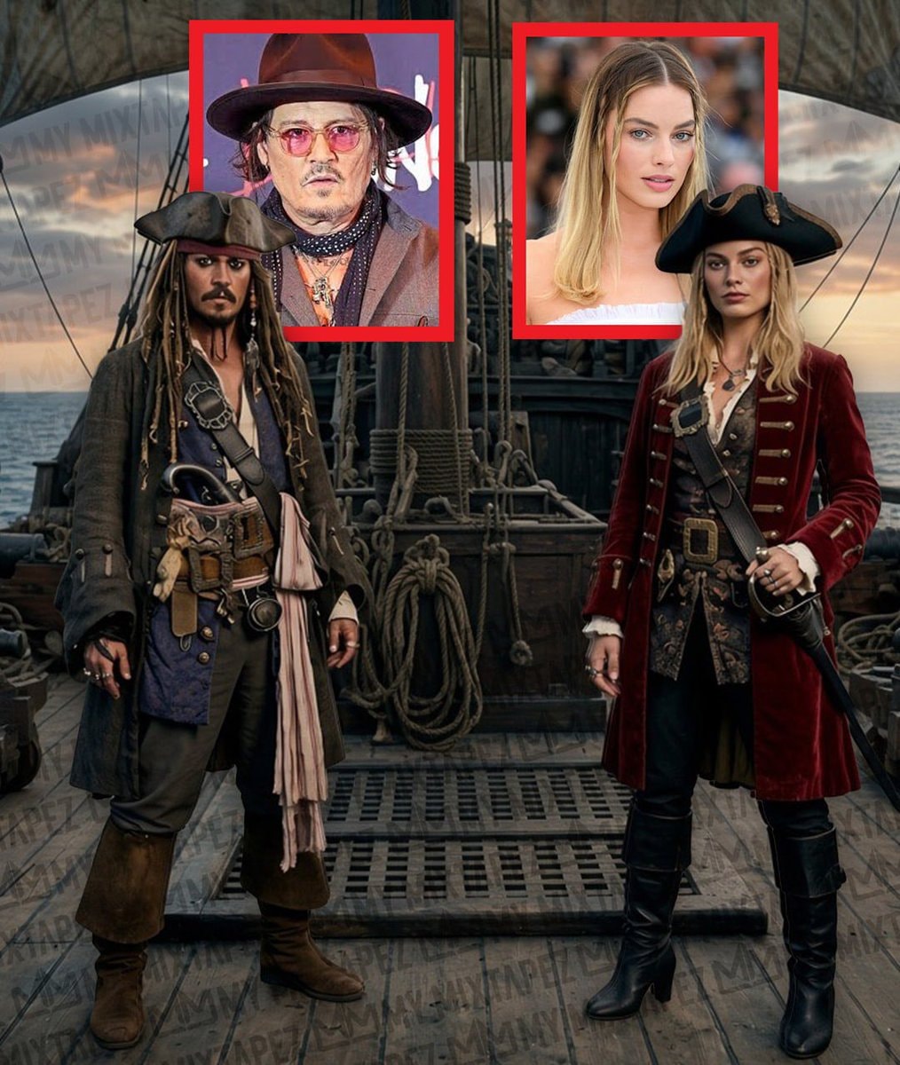 Johnny Depp Jack Sparrow Margot Robbie Pirates