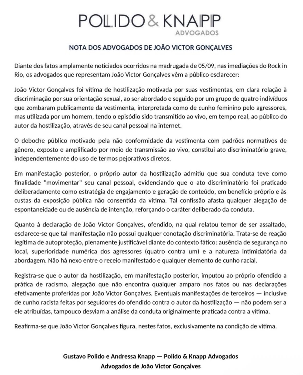João Victor GH response (photo 2 of 2)