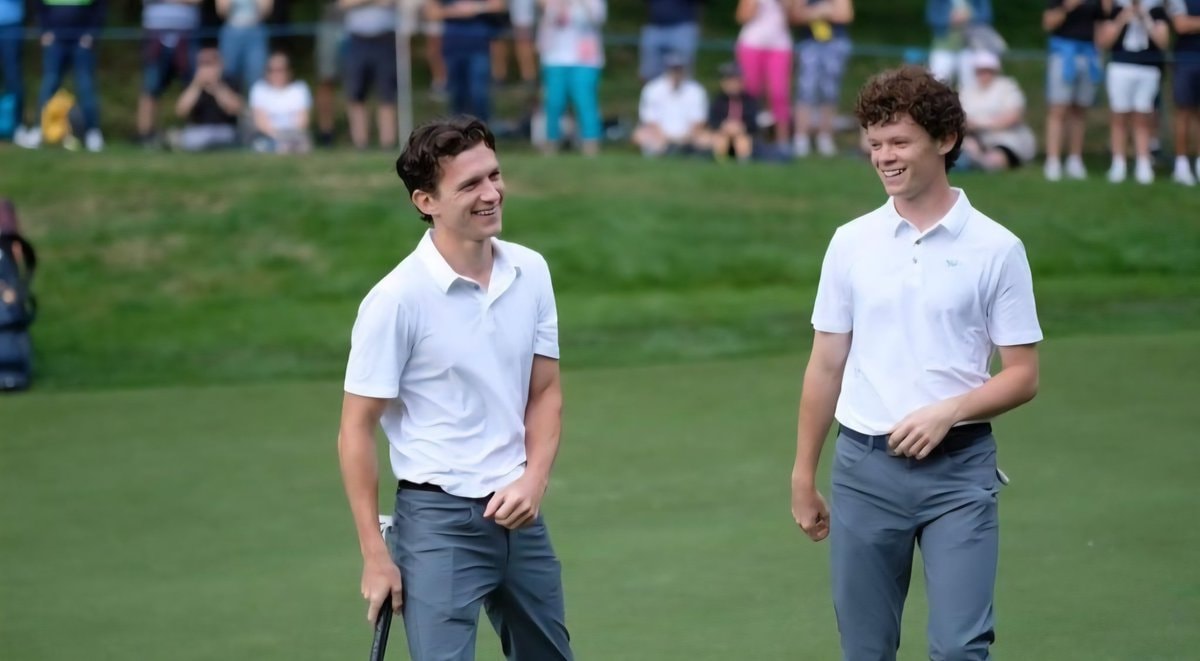 Tom Holland buzz cut vs long hair (photo 2 of 2)