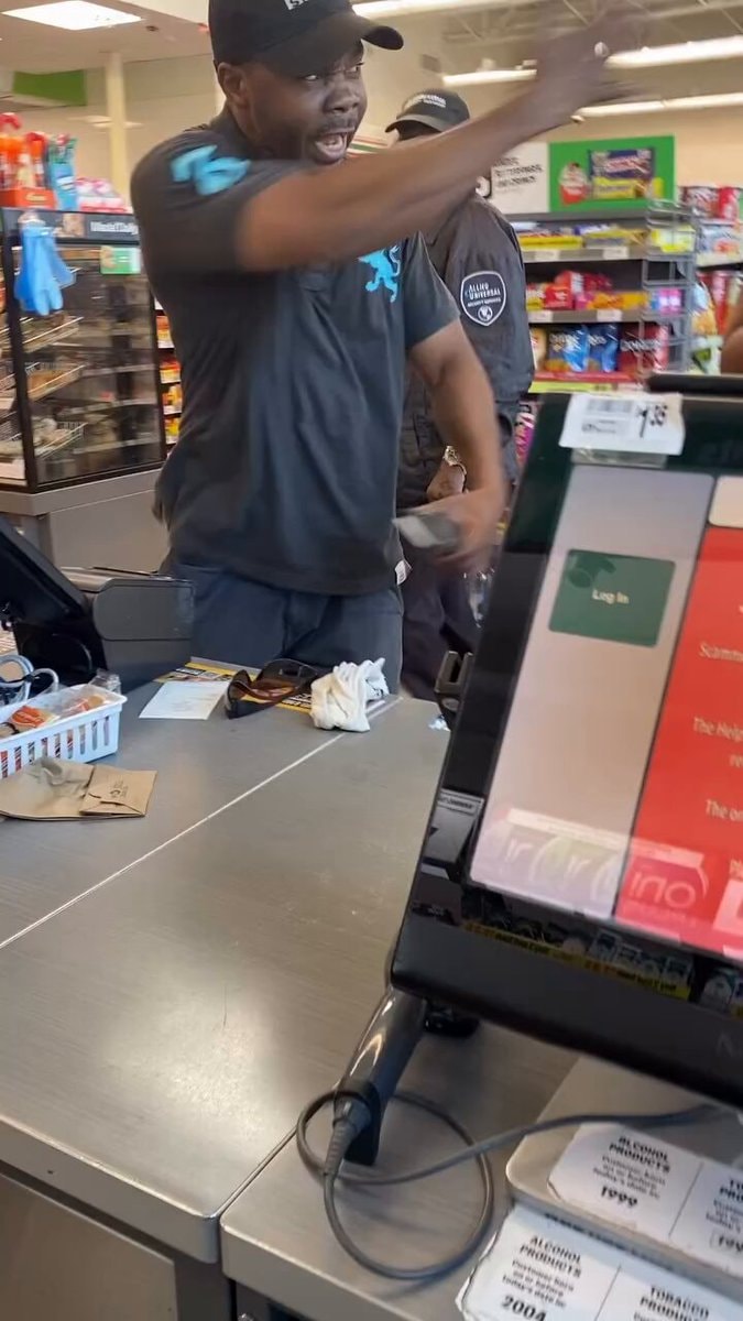 Gas station employee refuses gas