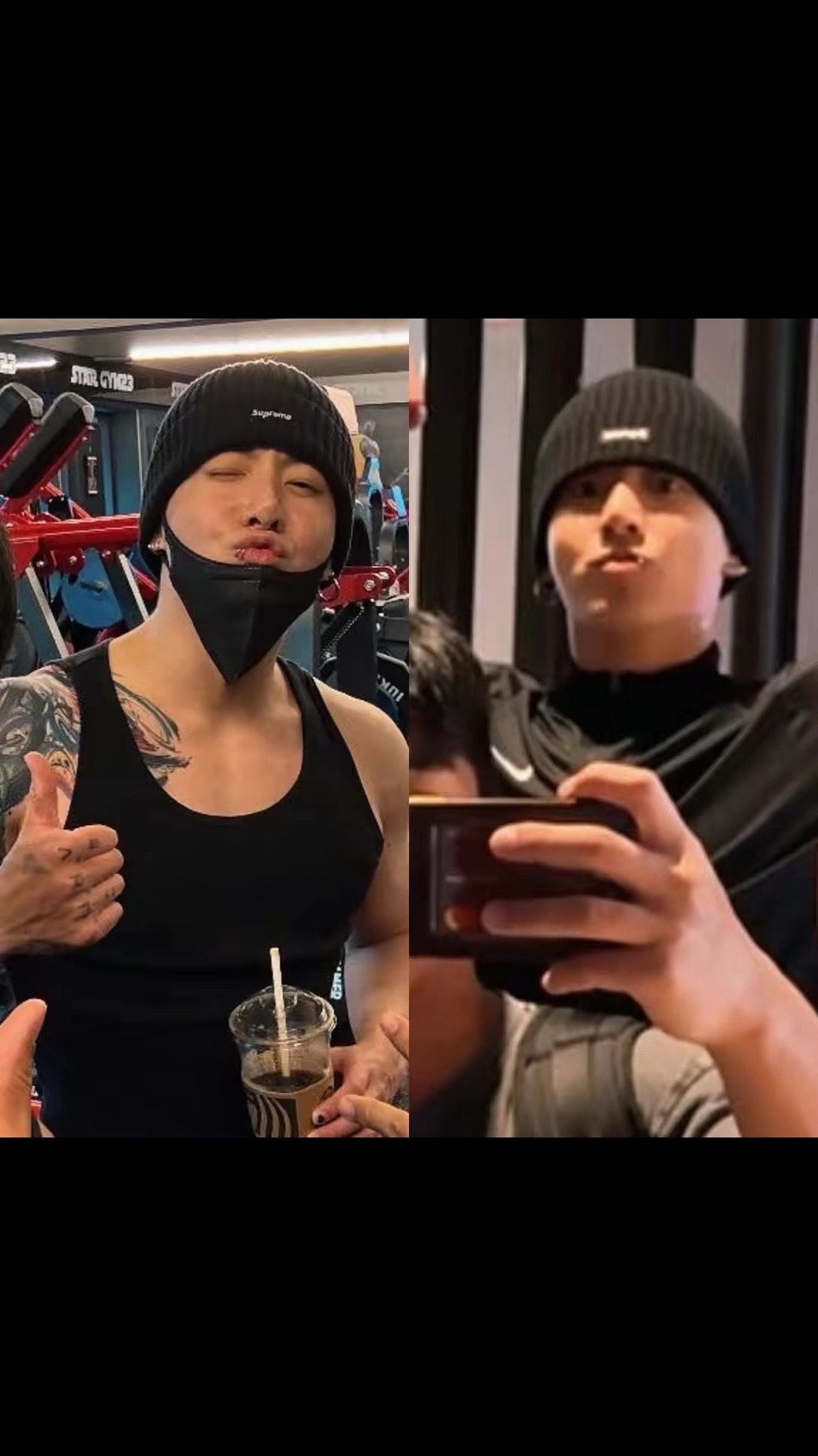 muscular round face adorable