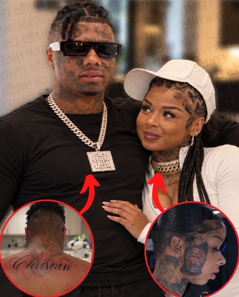 Blueface and Chrisean tattoos