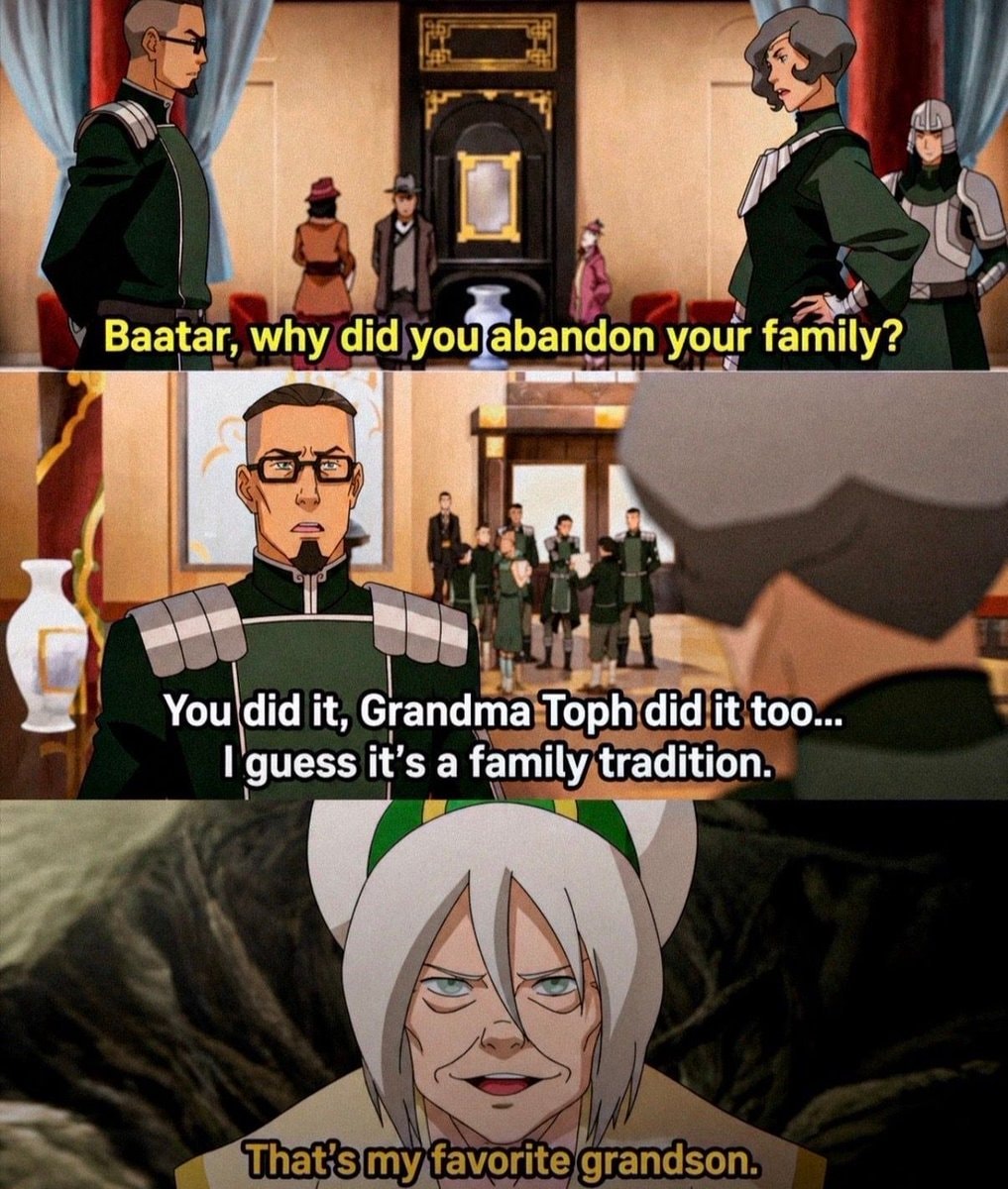 Avatar: The Last Airbender Baatar Grandma Toph