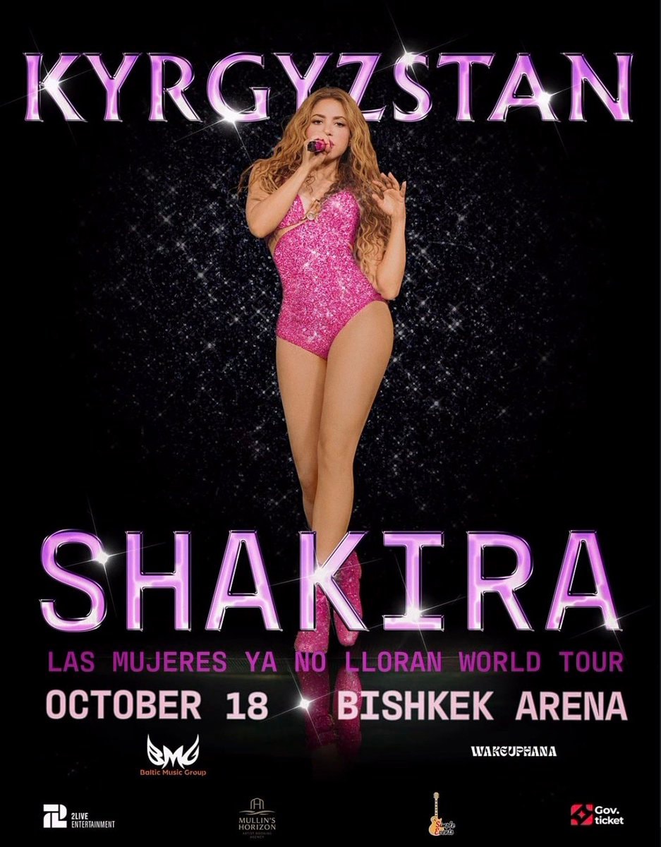 Shakira Kyrgyzstan concert