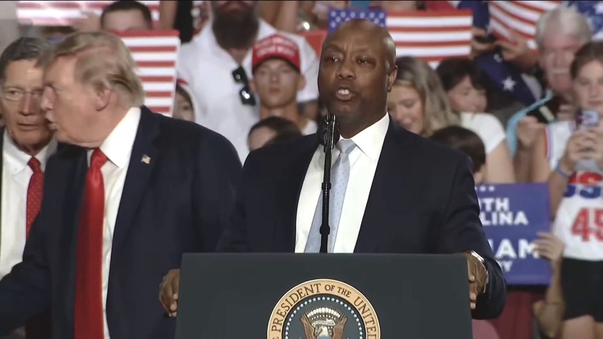 President Trump calls Sen. Tim Scott
