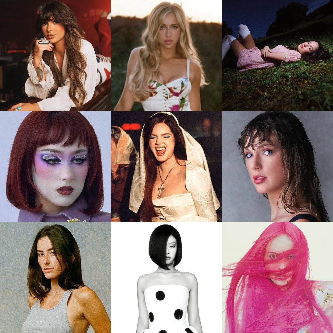 Nine women in the Hot 100 top 10