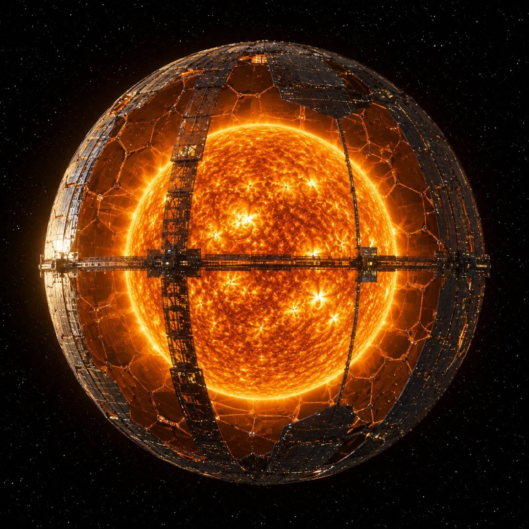 Elon Musk Type II civilization solar power (photo 2 of 2)