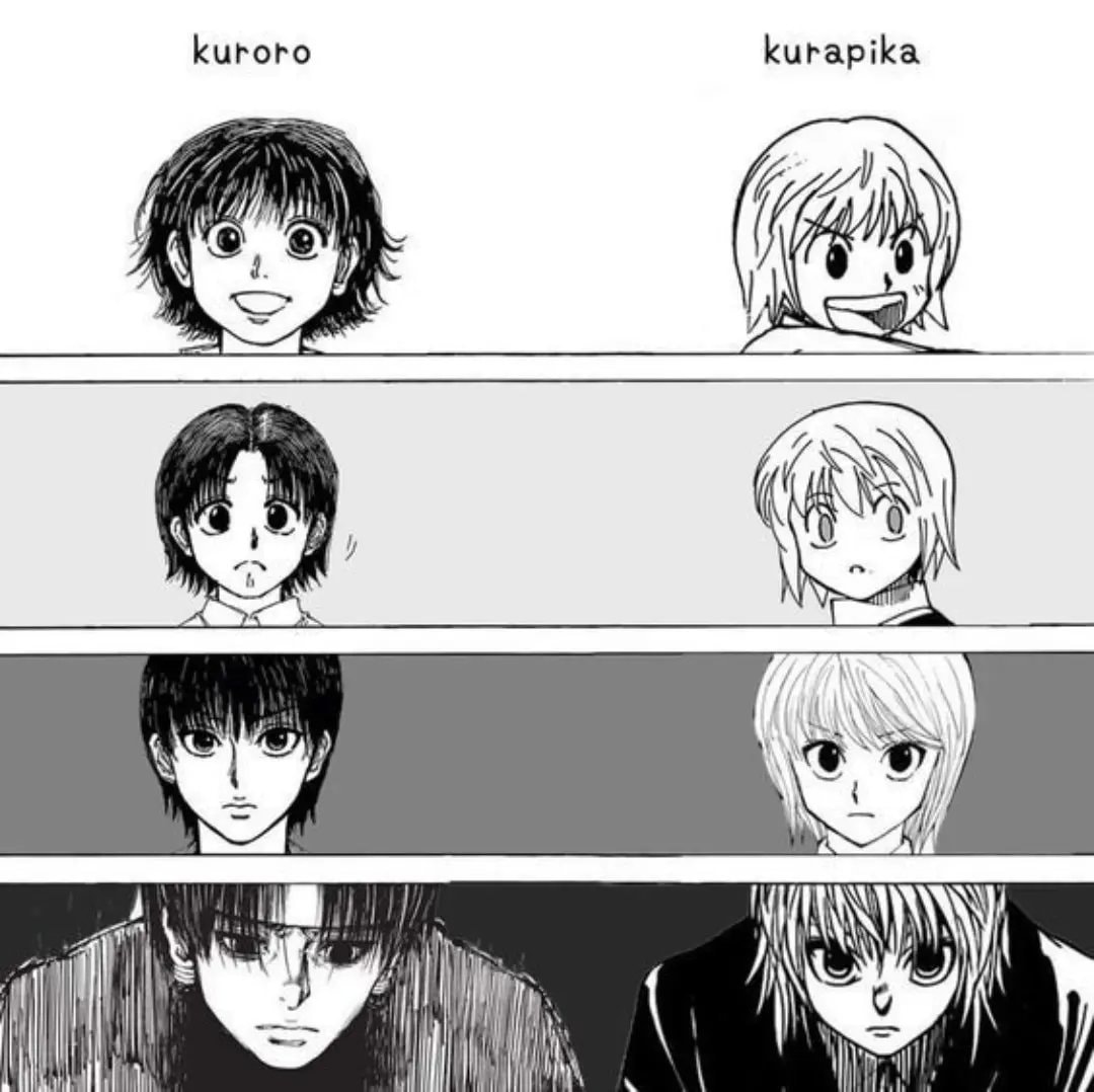 Kuroro Kurapika manga shift