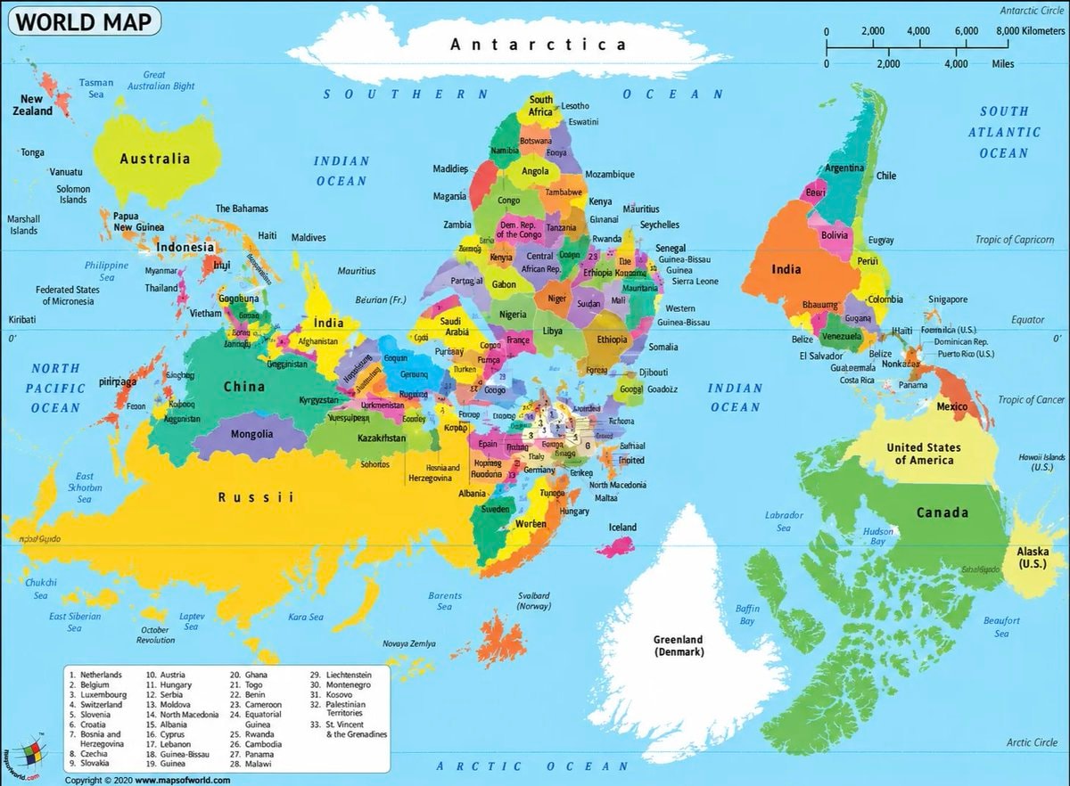 world map visualization