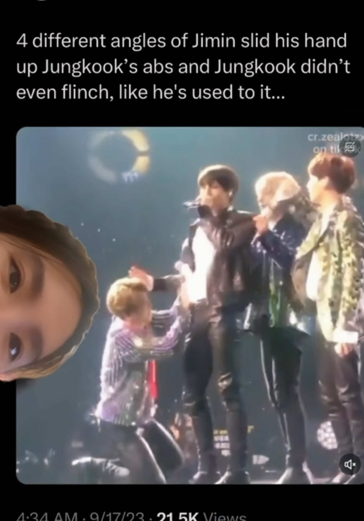 Jimin Jungkook abs moment