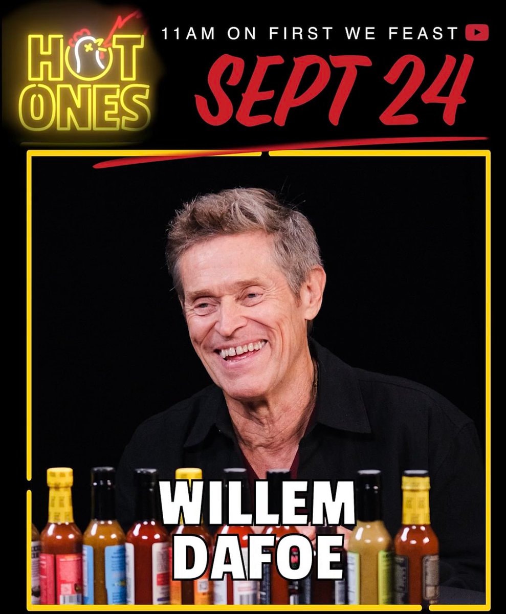 Willem Dafoe Hot Ones