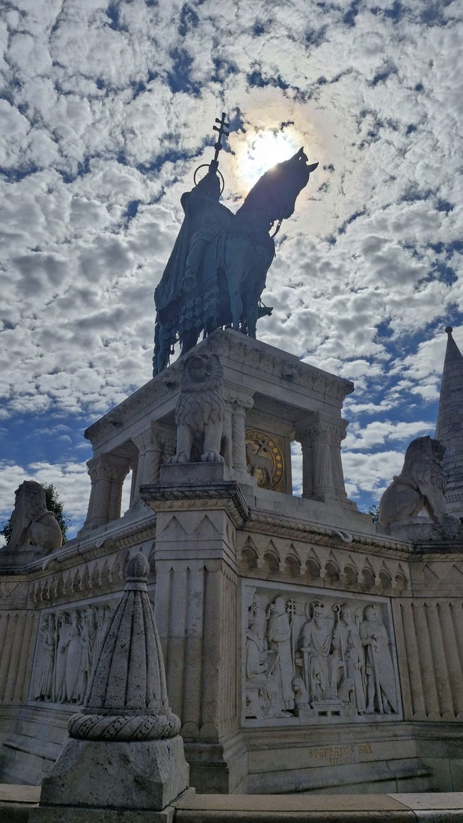 King Saint Stephen statue Fisherman’s Bastion