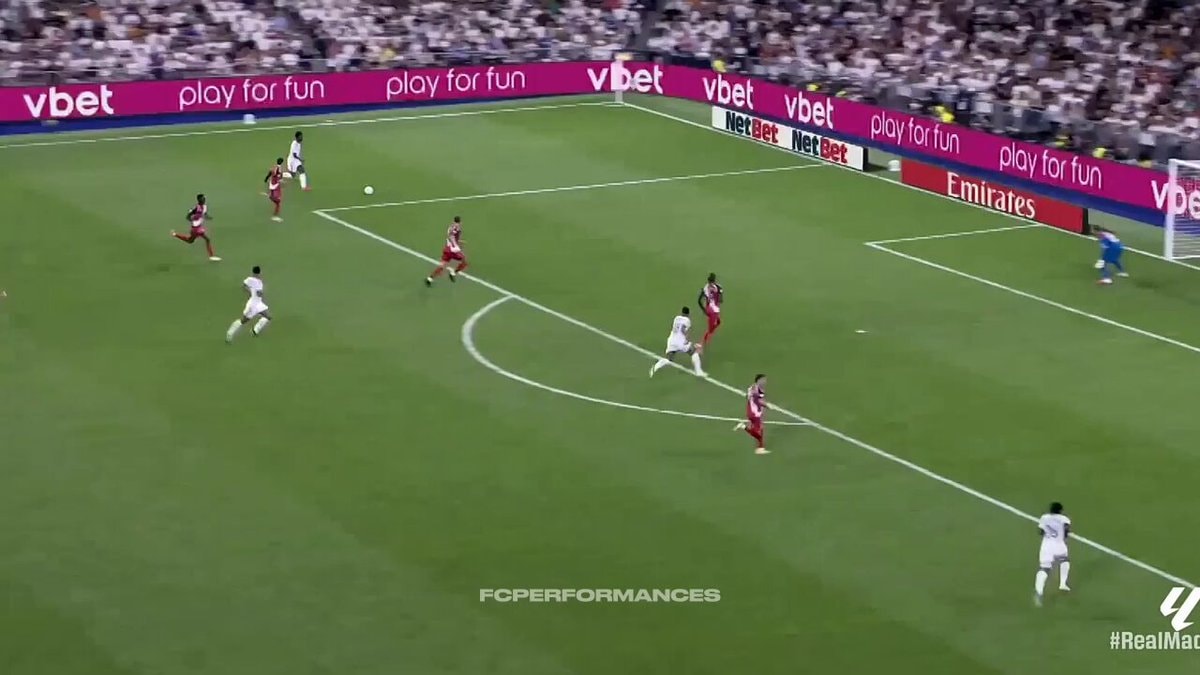 Real Madrid attacks vs Rayo Vallecano