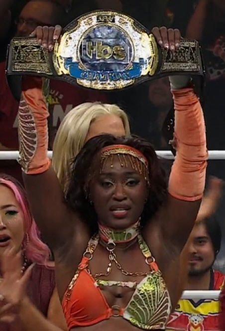 Queen Aminata championship belt AEWDynamite