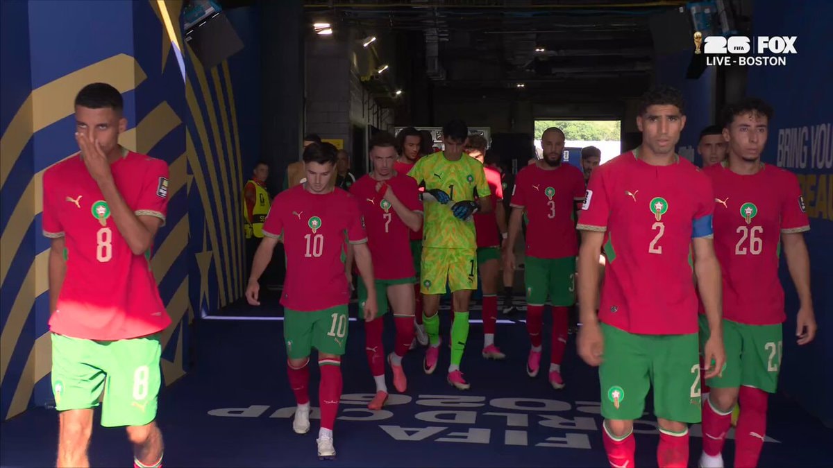 Morocco slow walk second half mind games