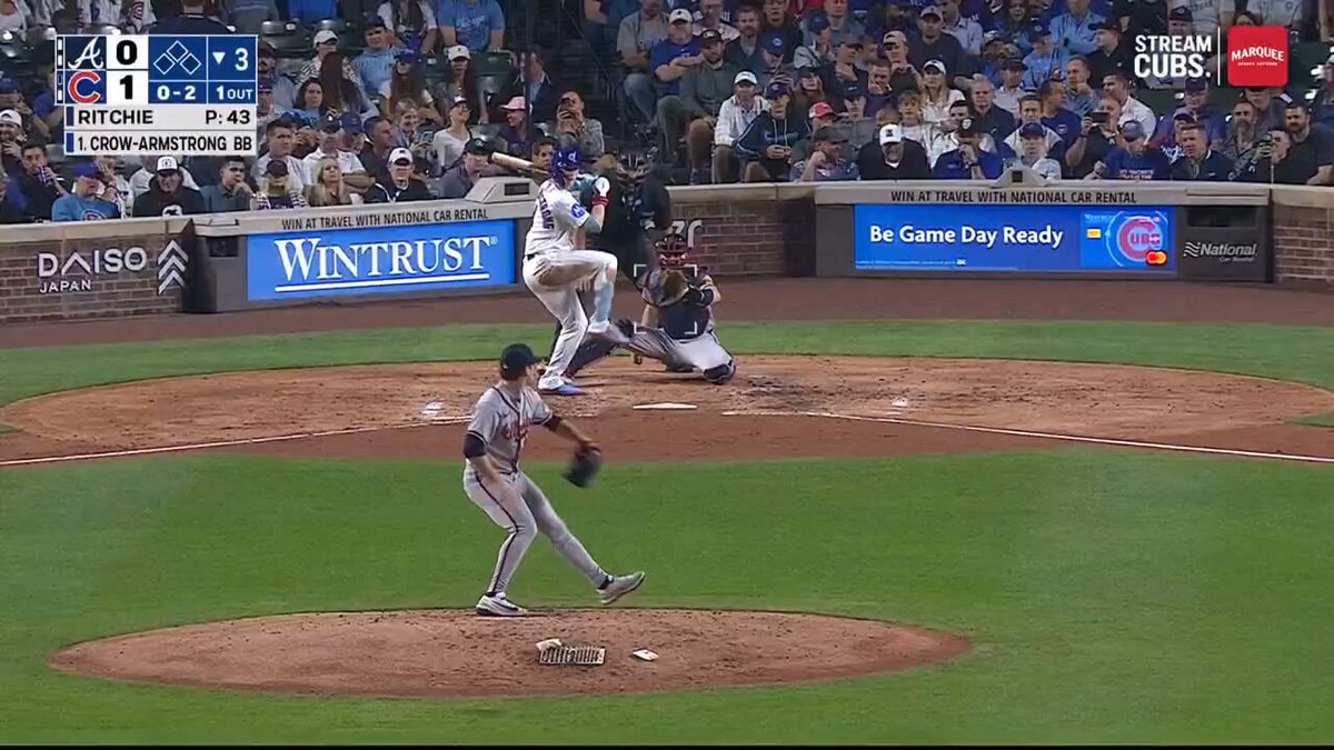 Pete Crow-Armstrong Cubs HR Record