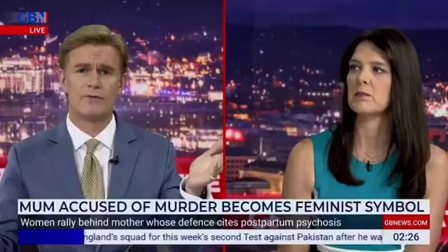 Woman defends Lindsay Clancy on live TV