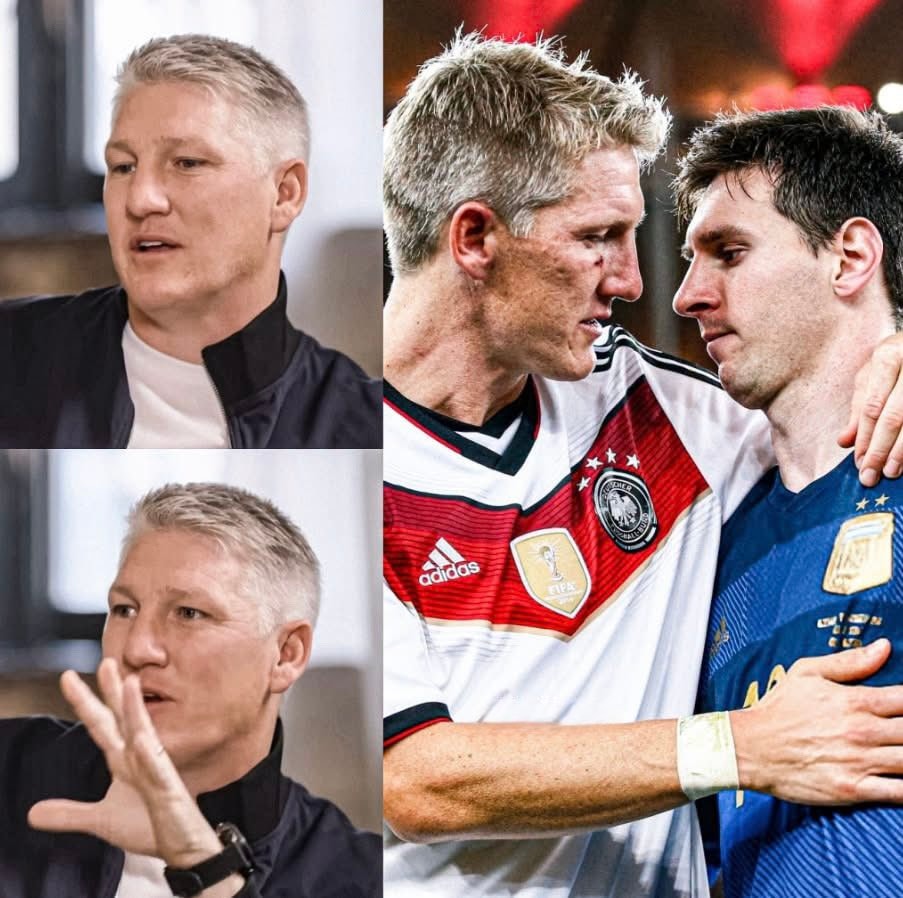Schweinsteiger and Messi 2014 reflection
