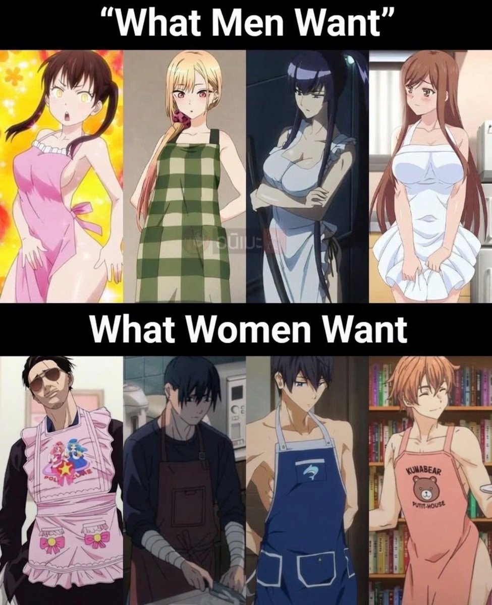 what men want vs what women want meme