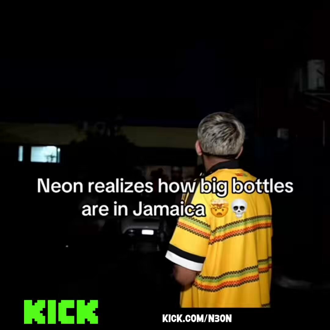 N3ON Jamaica alcohol bottles