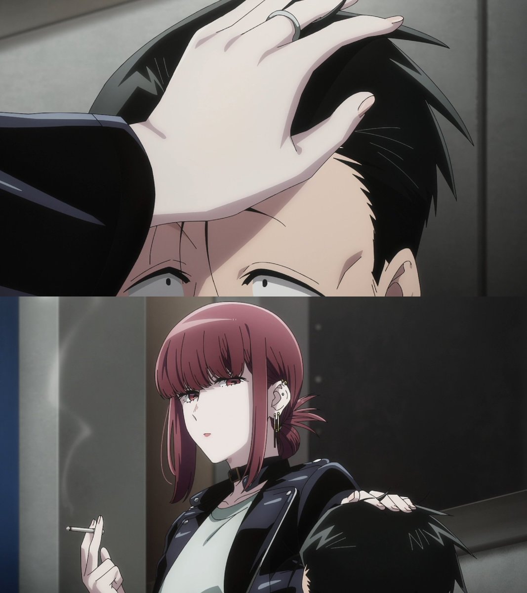 Sasaki Smoking Behind the Supermarket with You