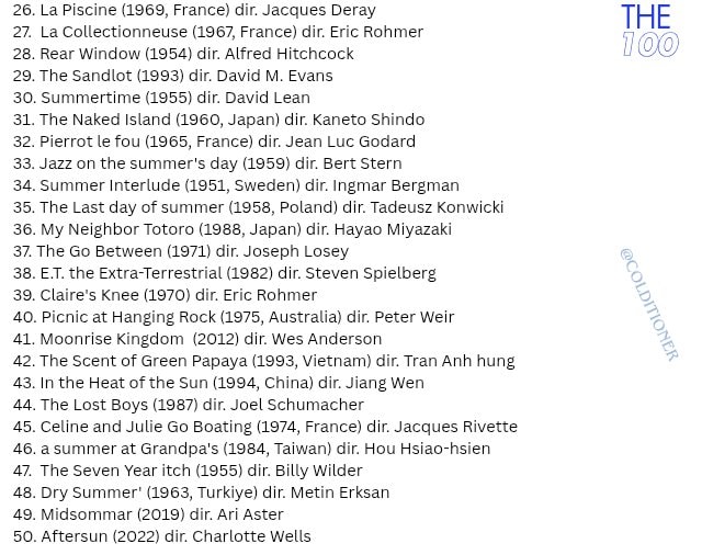 The 100 Essential Summer Cinema list (photo 2 of 4)