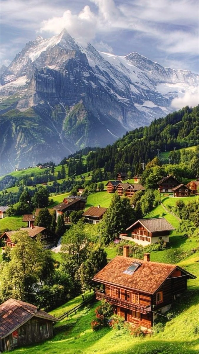 Switzerland mountain village train (photo 3 of 4)