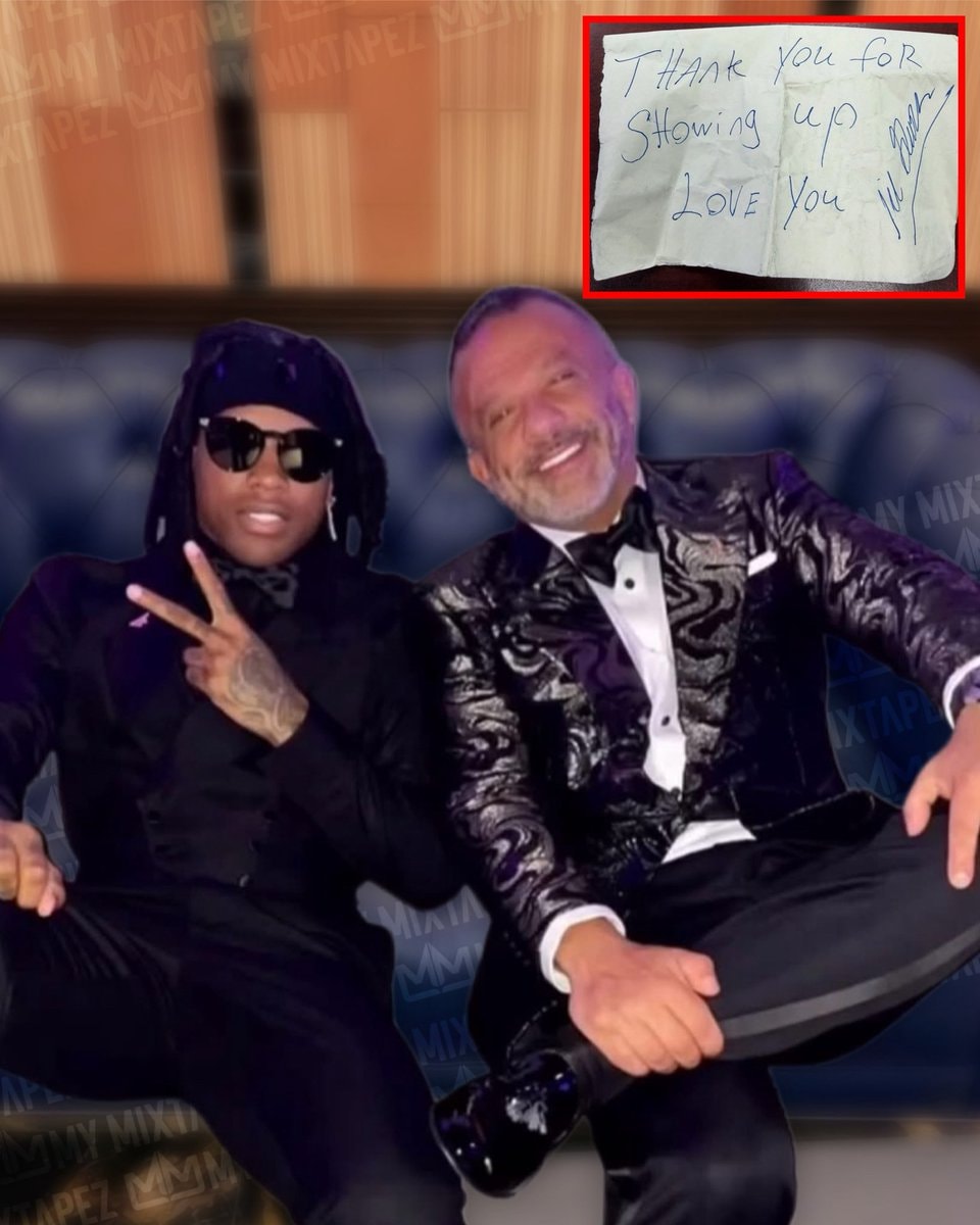 Lil Durk handwritten note Adam Weitsman