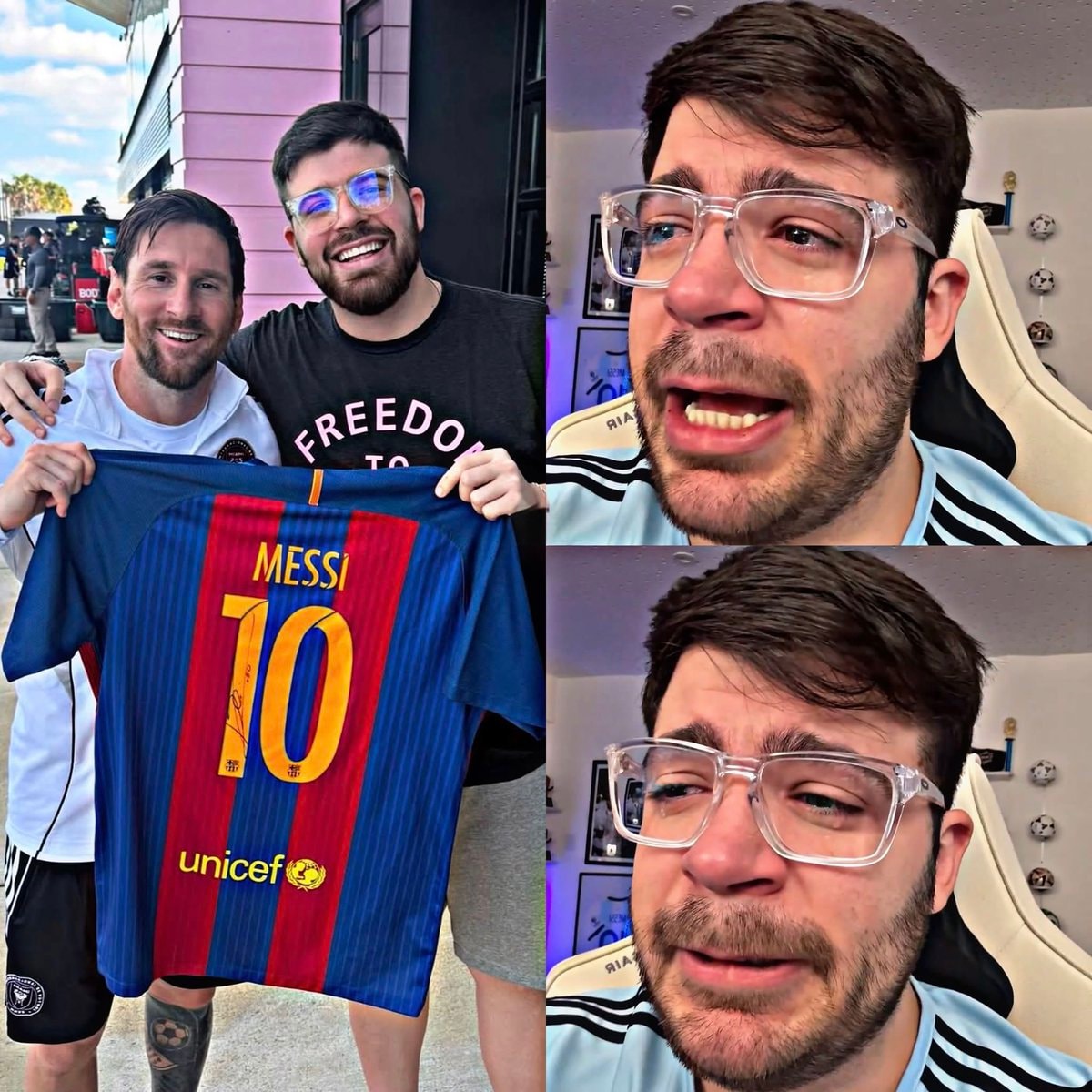 La Cobra cries over Messi Argentina farewell