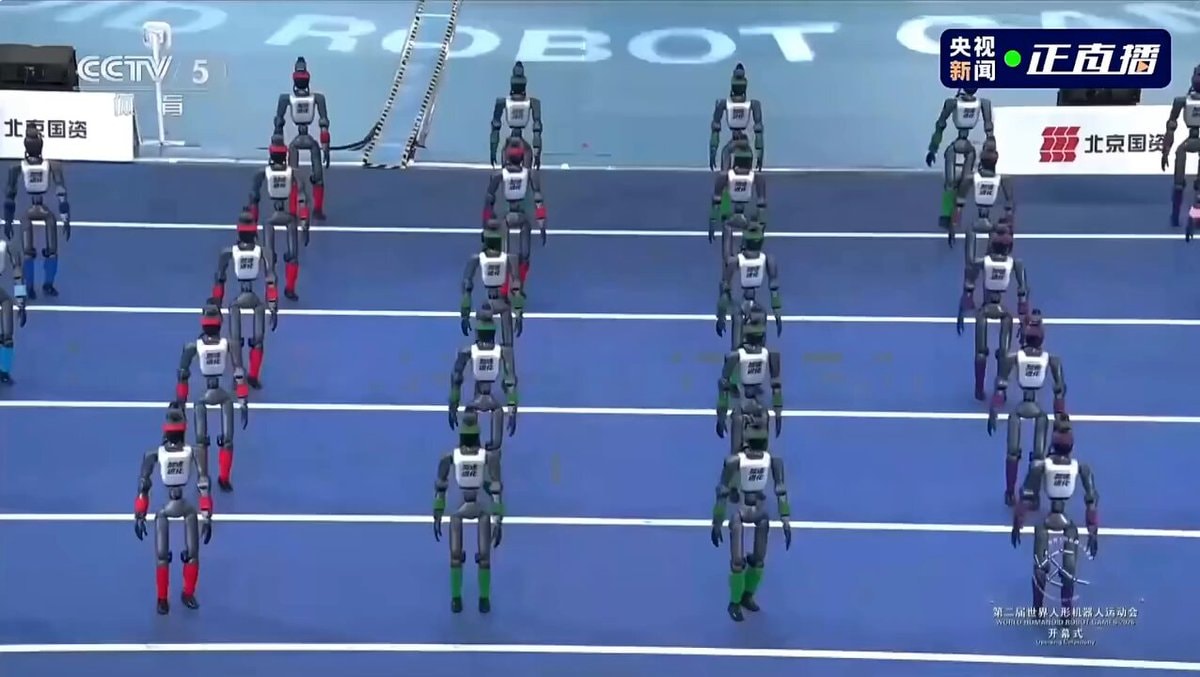 World Humanoid Robot Games opening ceremony