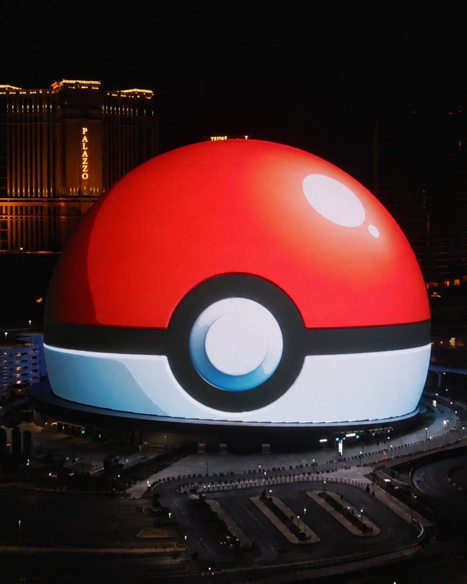Pokémon 30th Anniversary Las Vegas Sphere Pokémon 30th Anniversary Las Vegas Sphere