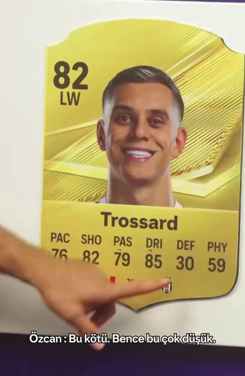 Trossard DEF 30 reaction