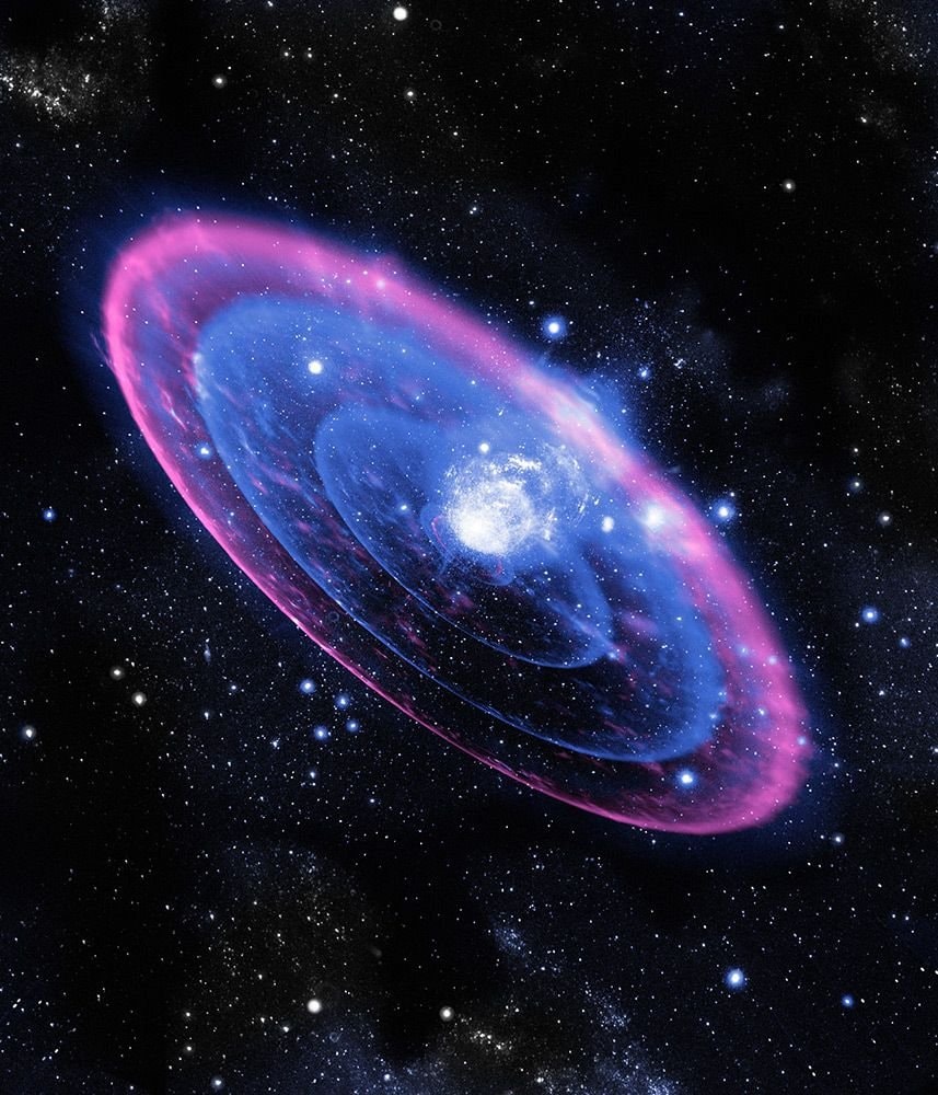 Galaxy star-displacing wave Galaxy star-displacing wave