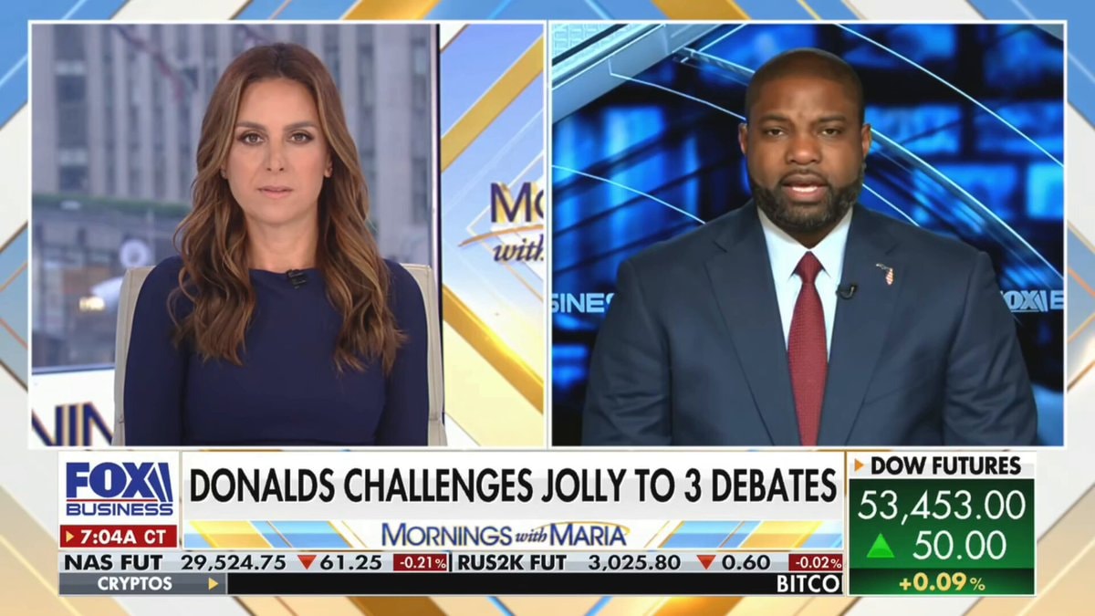Byron Donalds challenges David Jolly