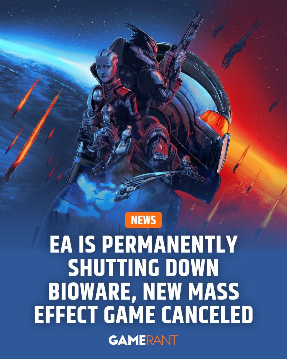 BioWare shut down, Mass Effect canceled