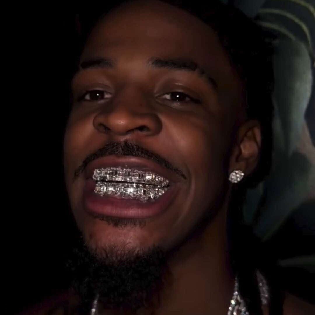 Ja Morant new diamond grill