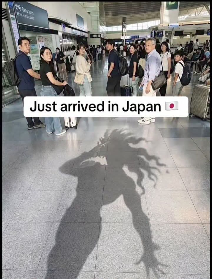 Just arrived in Japan