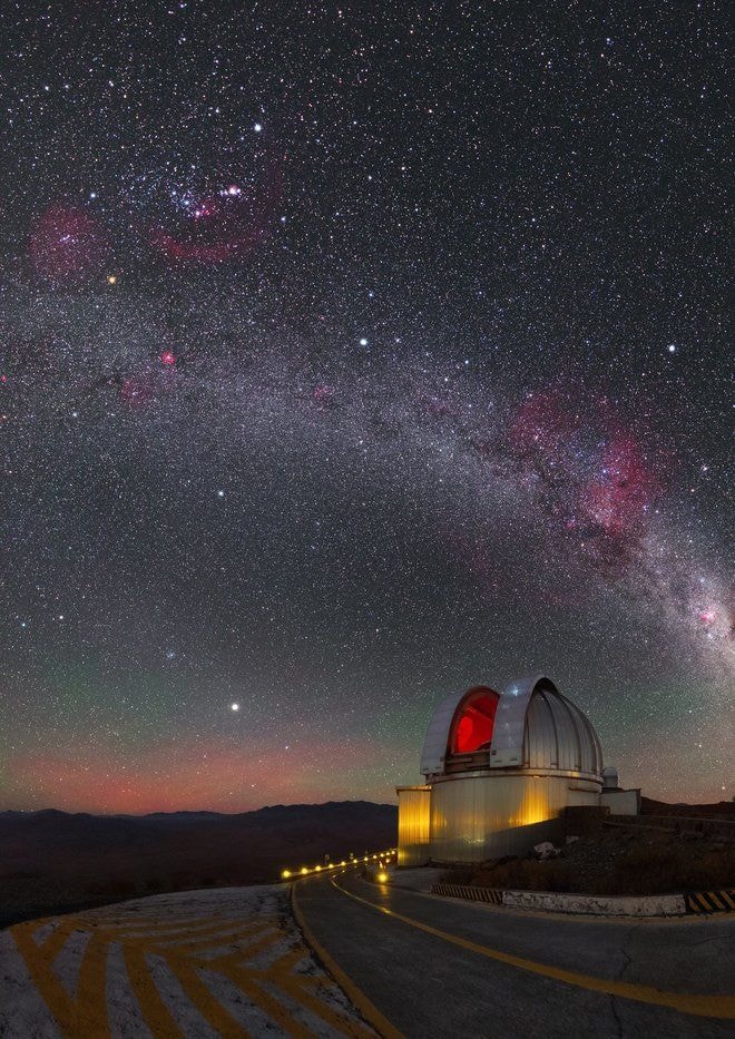 star-filled night sky