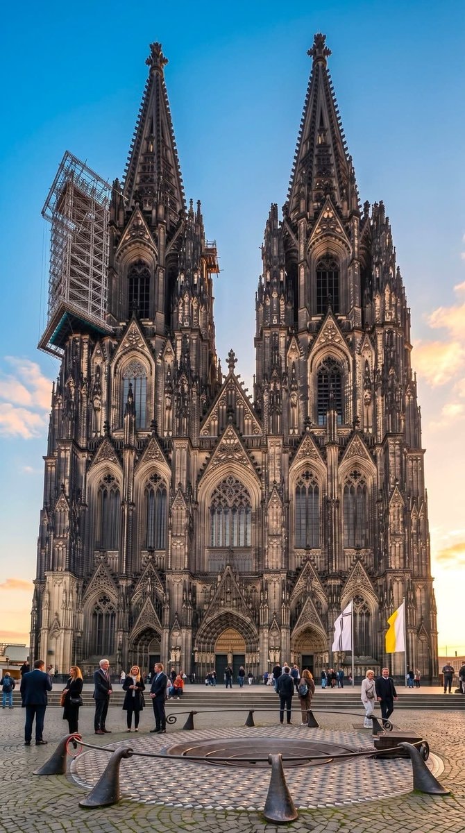 Cologne Cathedral Germany sunset