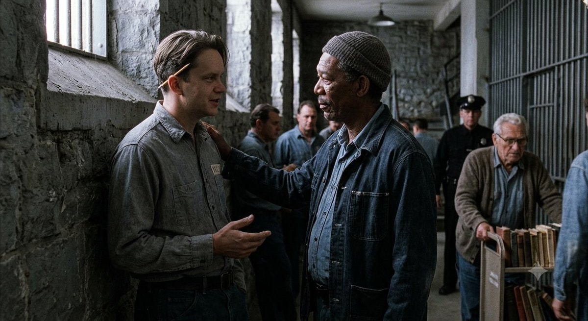Shawshank Redemption Andy ANDY prison scene