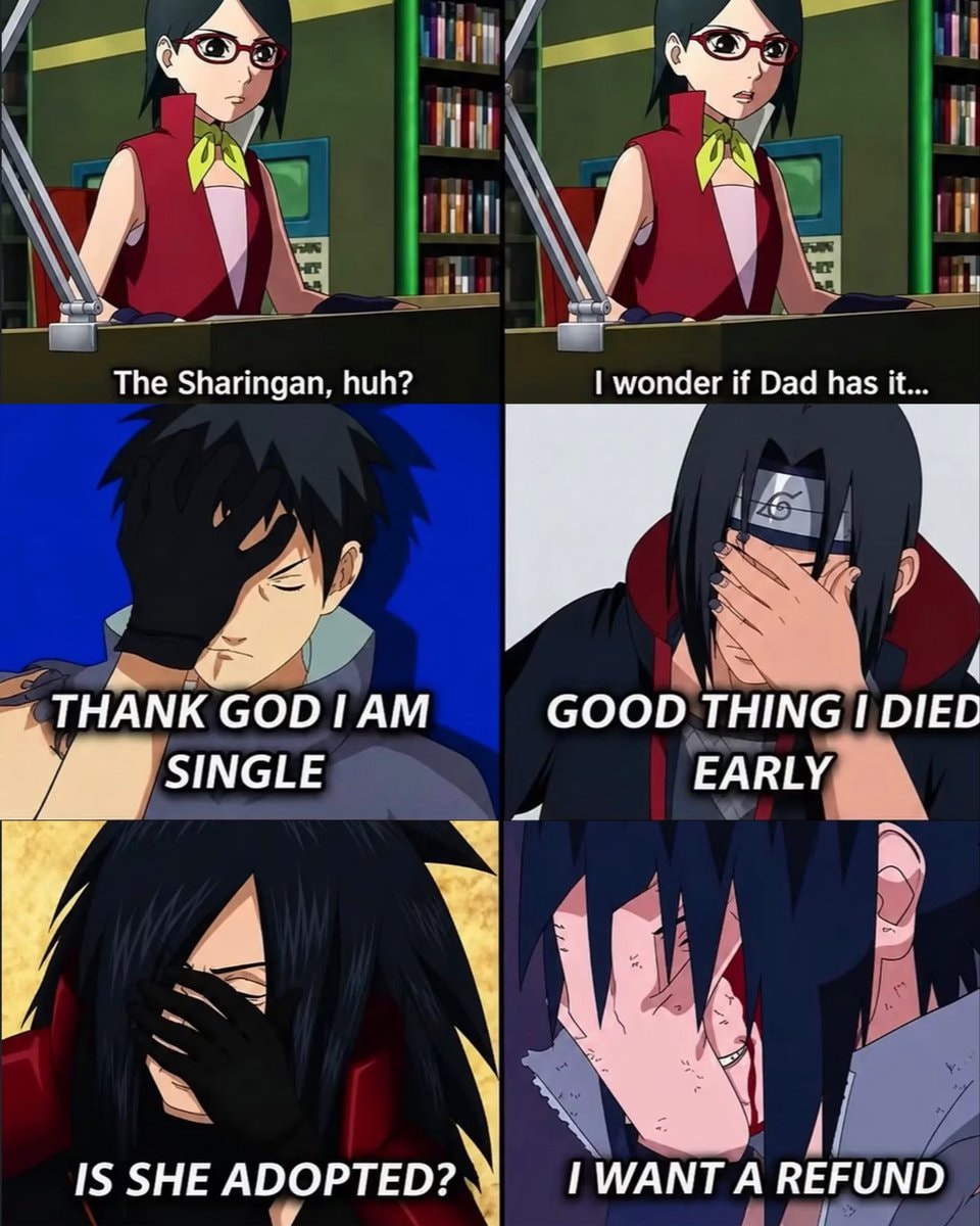 Naruto Sharingan meme reaction