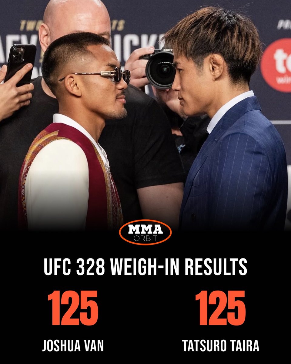 UFC 328 Weigh Ins (photo 2 of 2)