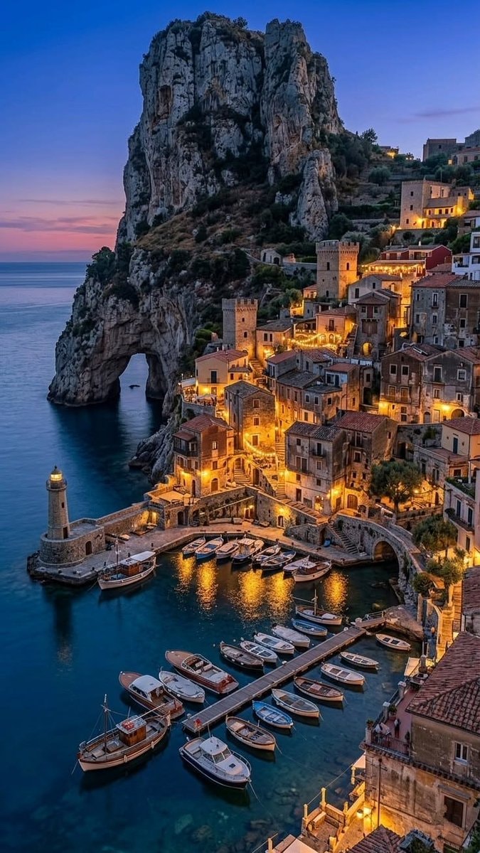 Italy coastal village
