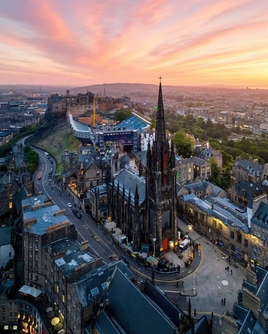 Edinburgh Scotland cityscape