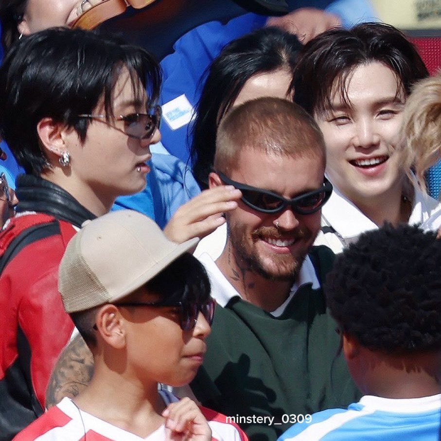 BTS members together in one frame
