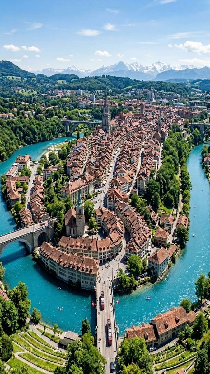 Bern Switzerland scenic cityscape