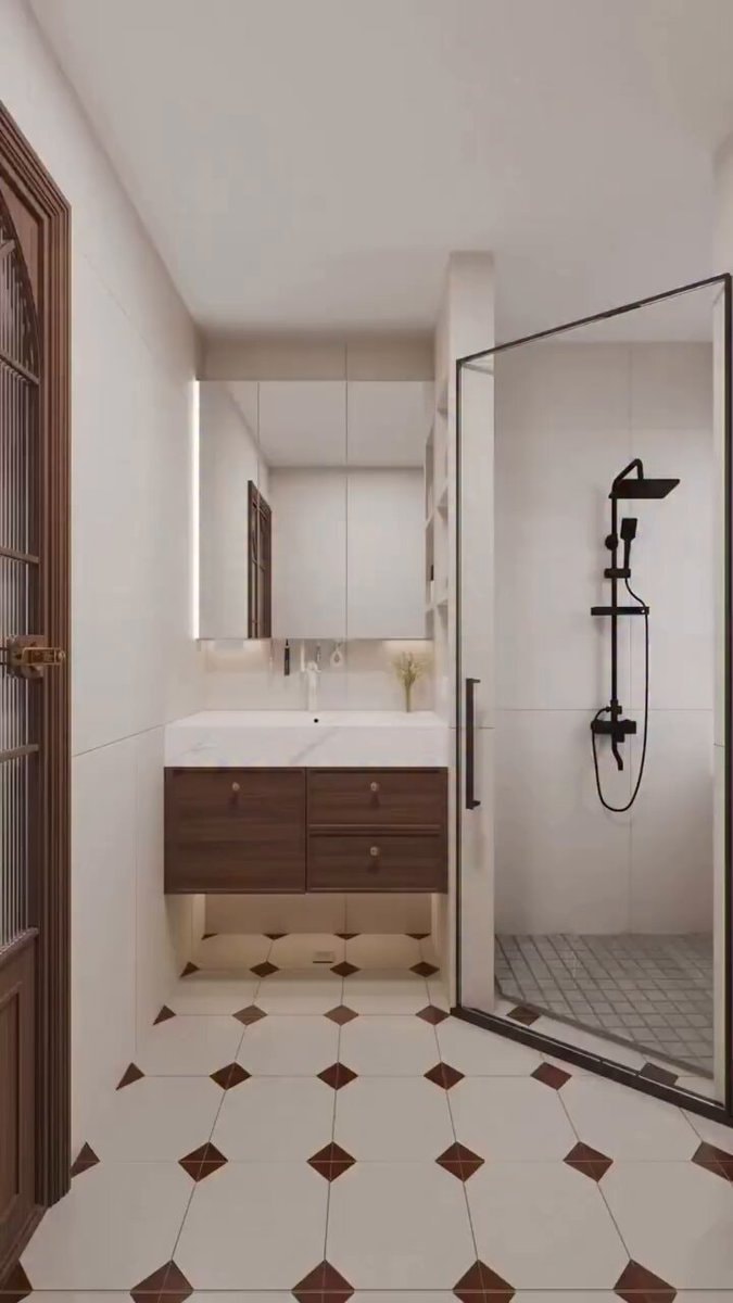bathroom layout optimization idea