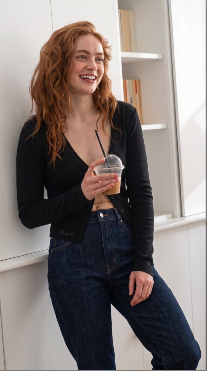 Sadie Sink Calvin Klein Feel the Fit (photo 3 of 3)