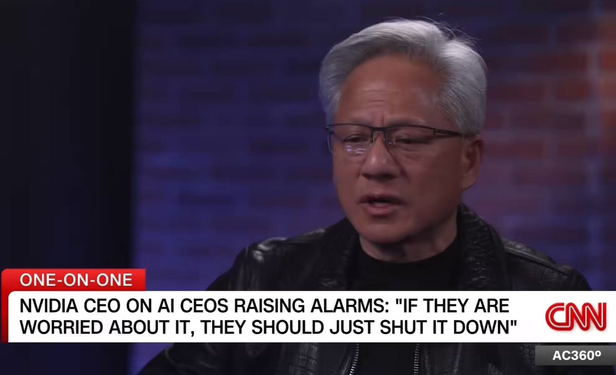 Jensen Huang CNN interview