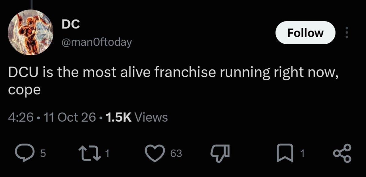 DCU franchise joke